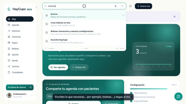 Cápsula: Encuentra todo con ⌘K
